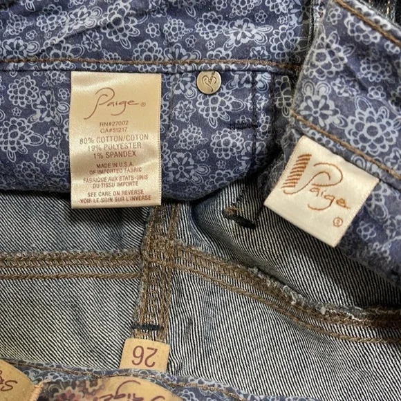 PAIGE Skyline Blue Ankle Peg Jeans - Picture 10 of 13